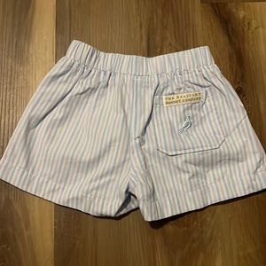 TBBC Sheffield shorts blue and purple striped